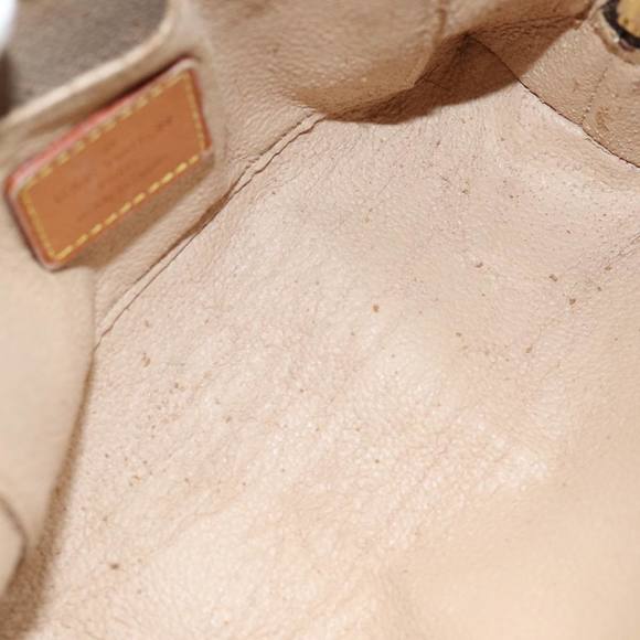 LOUIS VUITTON Monogram Pochette Cosmetic PM Cosmetic Pouch M47515 LV Auth 78984 - Picture 9 of 16